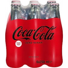 COCA COLA ŞİŞE ZERO  250 ML