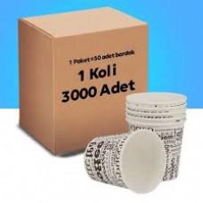 KARTON BARDAK 7 OZ SIZDIRMAZ 3000 Lİ